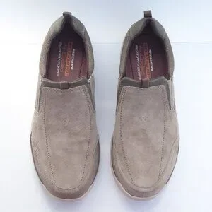 Skechers light gray suede slip on sneaker shoes men\'s size 12 worn only once Skechers | Shoes | Skechers Light Gray Suede Slip On Sneaker  main image 2